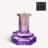 Rocky Baroque 6.89'' H Glass Tabletop Candlestick