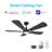 Winston Smart Ceiling Fan with Remote, Light Kit Included, Works with Google Assistant, Amazon Alexa, and Siri Shortcuts.-559663393-559663395-559663422