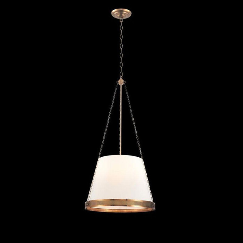 Lustre géométrique à 3 lumières Deden, Nickel poli