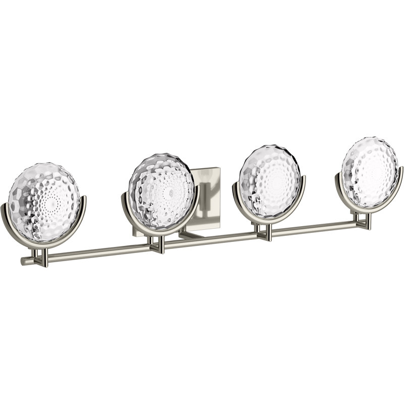 Arendela Vanity Light, Polished Chrome, 4 Lights