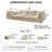 128" Sectional Modular Sofa With Storage-1423915474