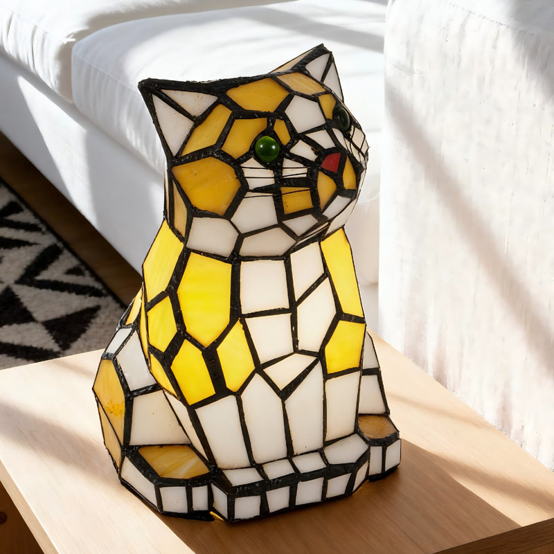 Lampe de table Tiffany Style Kitty