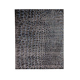 Distressed Homage Hand Knotted Wool Geometric Area Rug