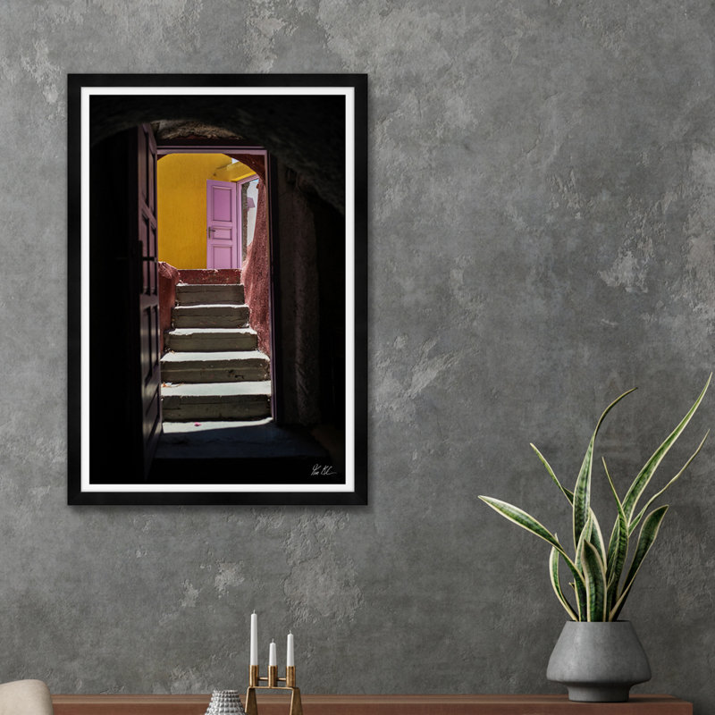 Les portes, Noir, H 54,75 po x l 37,5 po x P 1,5 po, Cadre simple
