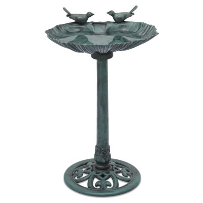 Outdoor Bird Bath Fountain, Bird Bath Bowl with Solar Pump, Solar Powered Water Combo Set for Garden