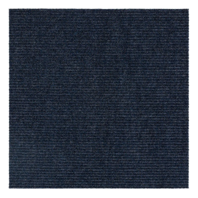 18'' x 18''  Indoor/Outdoor Level Loop Peel & Stick Polyester Carpet Tile (Pack of 10) (22.5 sqft/Box)