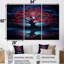 Titouan - Ensemble de décoration murale arbre chêne-108310661-108310665