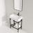 Freestanding Bathroom Vanity with Ceramic Basin-806751853-806751852