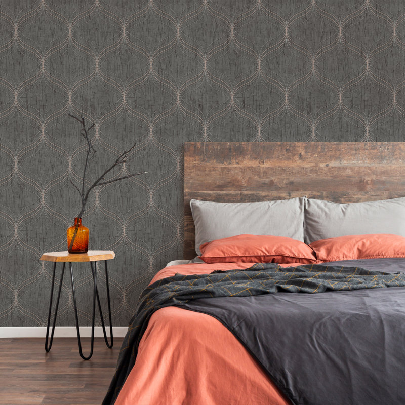 Geometric Double Roll, Gray