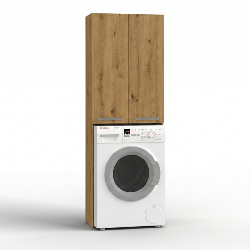Nadina Solid Wood Laundry Room Organiser, Artisan