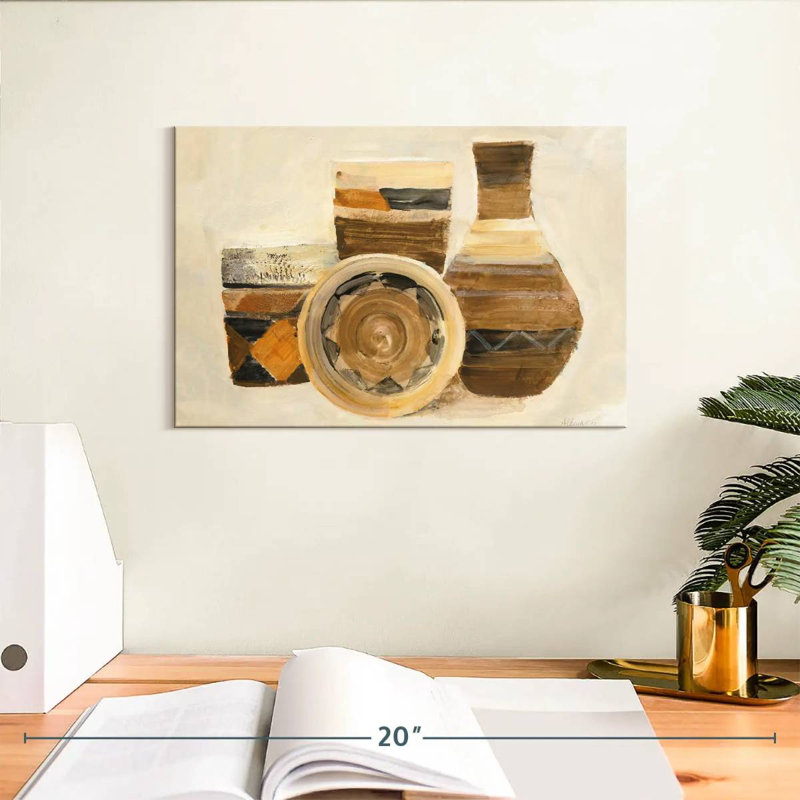 Nature morte dans le désert de Senne I, H 8 po x l 12 po