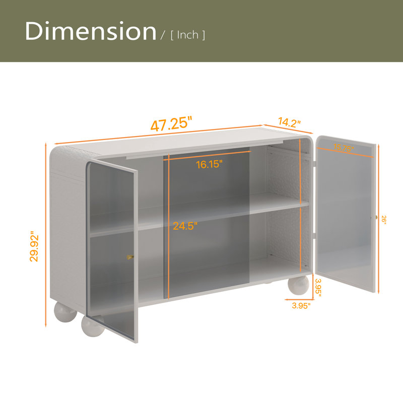 Armoire de rangement en verre 47,25 po du sol au plafond pour la cuisine, Blanc