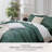 MooMee Duvet Cover Set Silky Sateen Look Luxury Sheen Zipper Closure & 8 Interior Ties 100% Long-Staple Cotton 600TC -105272389-105272386