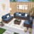 6 - Person Outdoor Seating Group With Cushions-1654438884