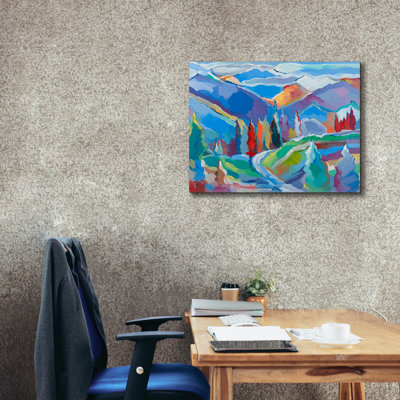 «Emmaleah Colorado Composition 5 on Canvas» par Hooshang Khorasani, reproduction