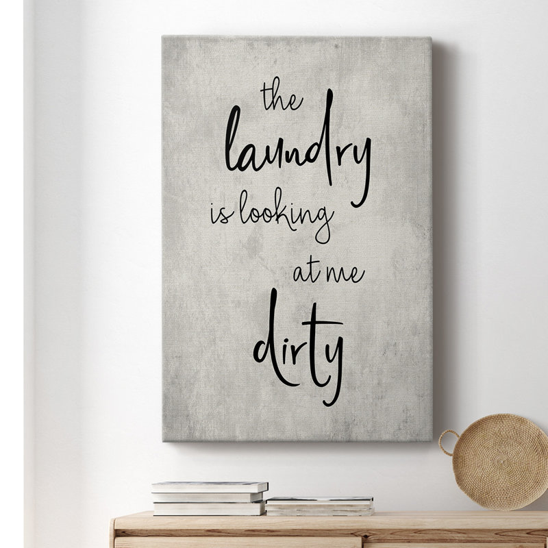 " Dirty Laundry ", 18" H x 12" W x 1.5" D