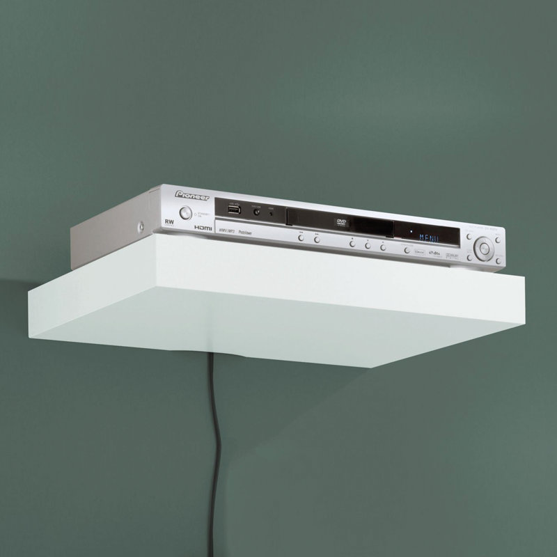Destney Floating Shelf, Matte, 5cm H x 44.5cm W x 30cm D