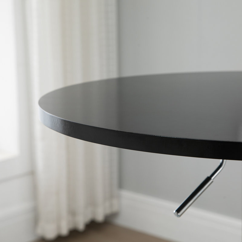 Fieger Round Metal Base Dining Table