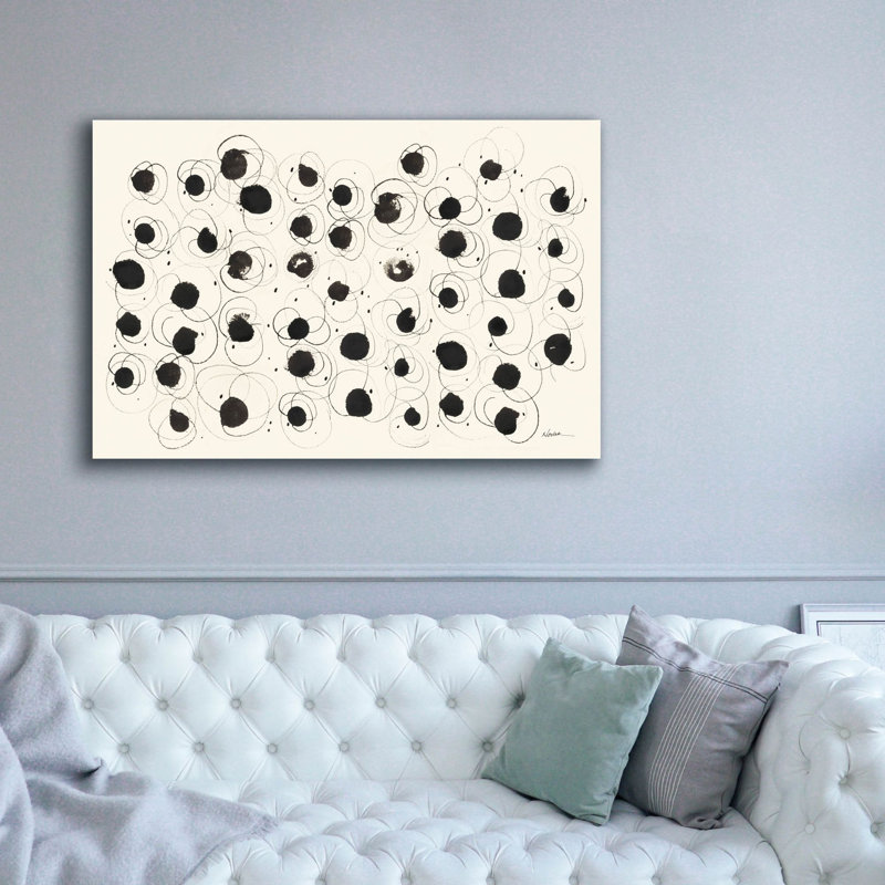 «Round Seven Deluxe» par Shirley Novak, art mural sur toile, H 40 po x l 60 po x P 1,5 po