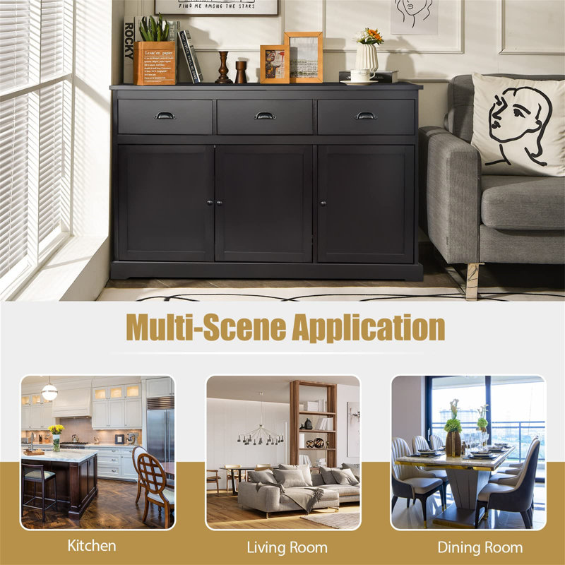 Handrahan 136cm Sideboard