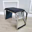 Banc rembourré pour chaussures avec miroirs