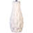 Sculpted Elegance Ceramic Table Lamp - White Sand - Set of 2