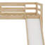 Lit simple mezzanine bas avec glissade, échelle, barrières de sécurité-2004822514