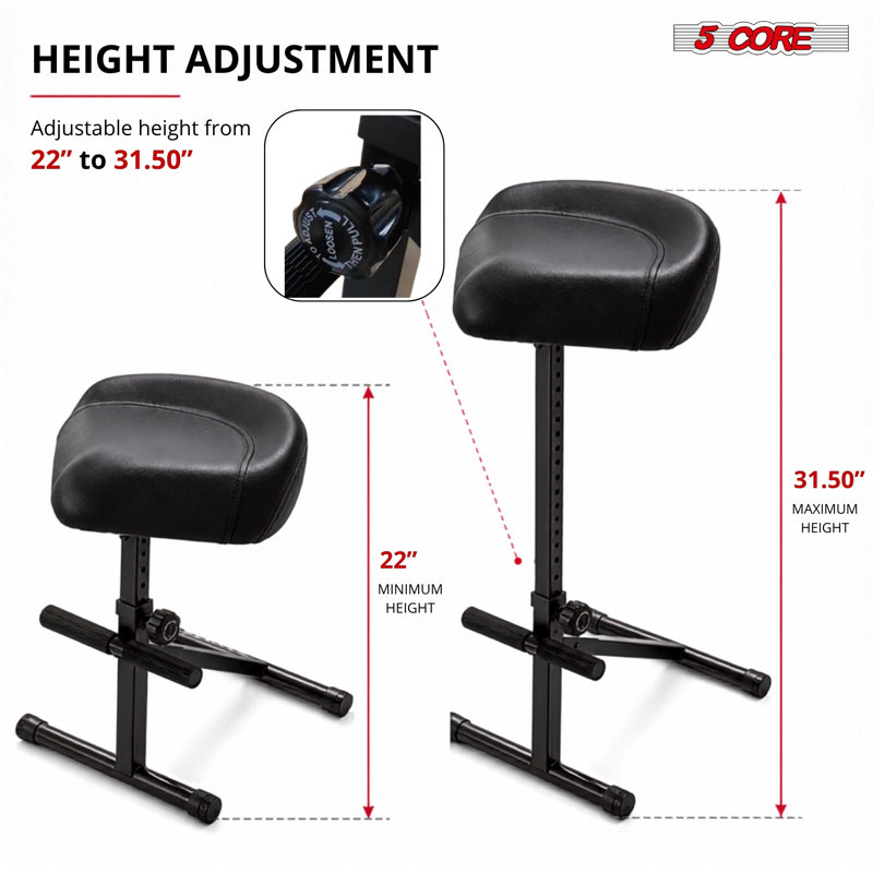 Counter Stool with Iron Frame