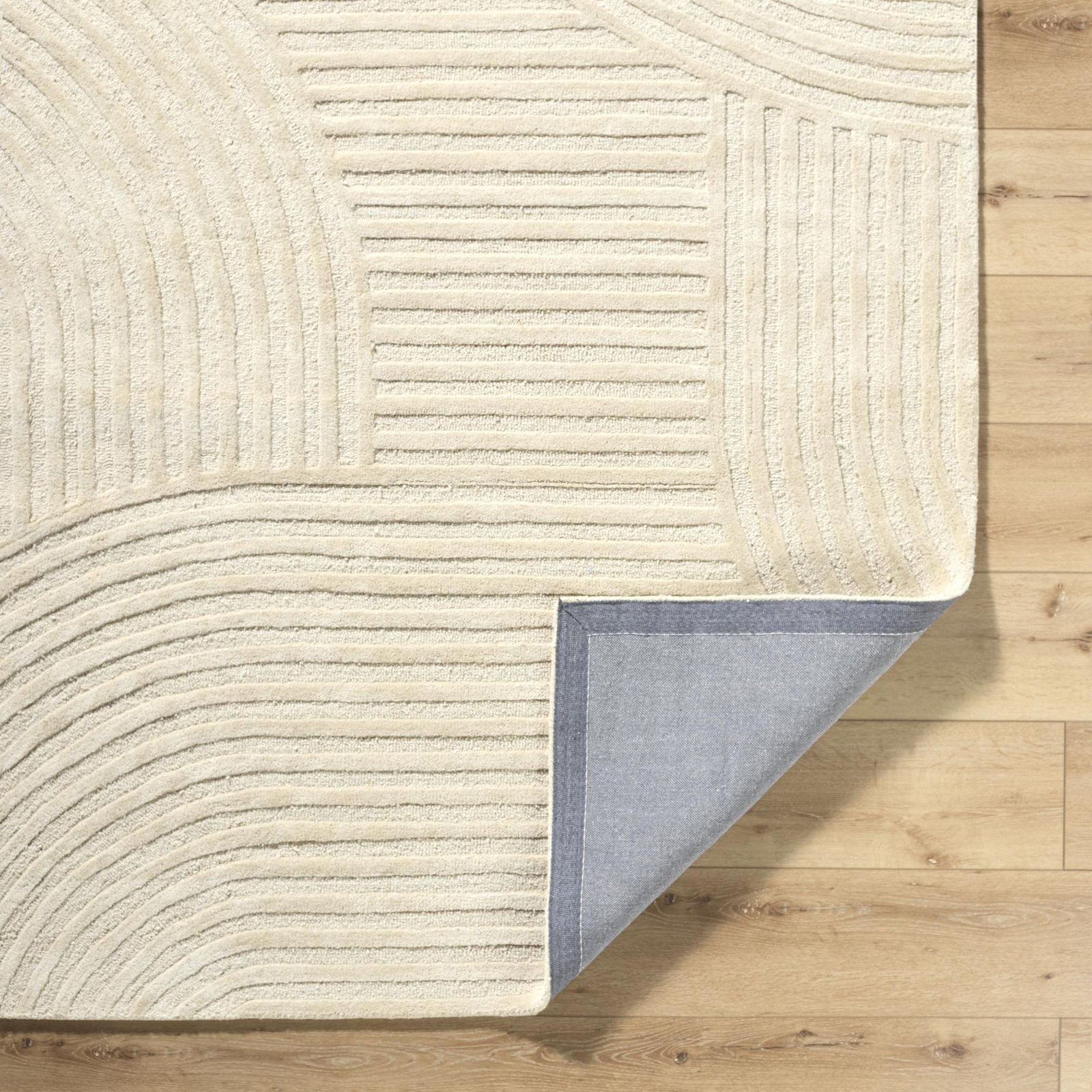 Polk Hand-Tufted Striped Rug, Rectangle 2' x 3'
