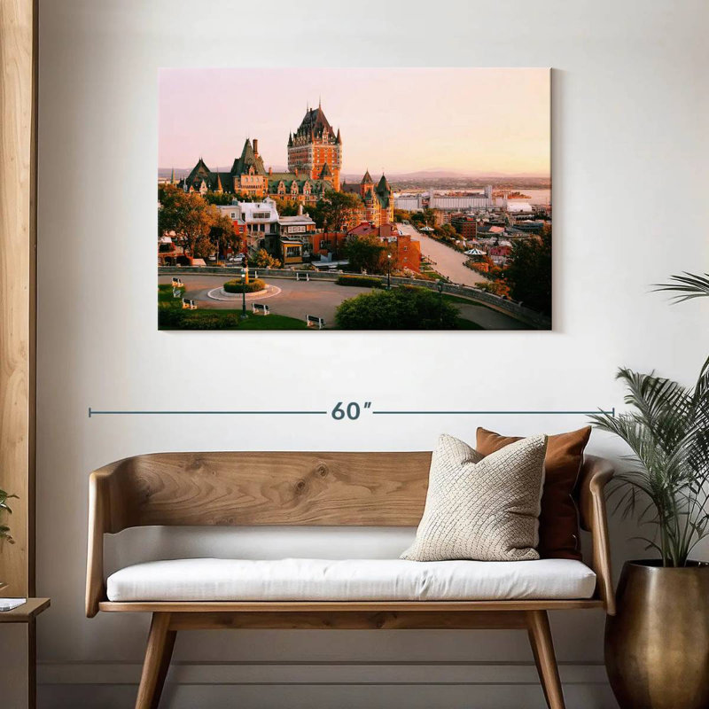 Lilie Quebec Chateau Frontenac, 30" H x 45" W