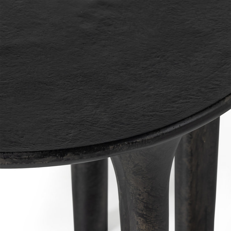 Kelden End Table, Raw Black