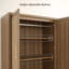 Armoire 70 po H 70,86 po en rotin d'inspiration bohémienne-1561824300
