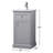 Ameriah 18'' Single Bathroom Vanity with Porcelain Top-226772968