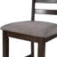 Table à manger à hauteur de comptoir avec chaises rembourrées et rangement () - option familiale - arrangement relaxant