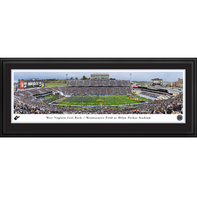 West Virginia Coal Rush Football - impression sans cadre