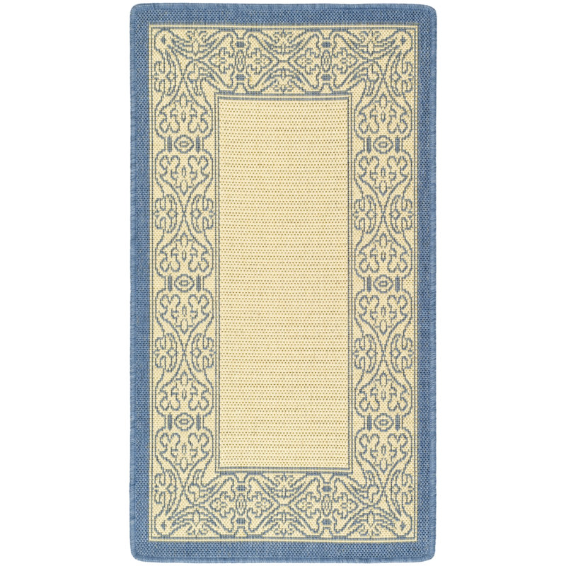Herefordshire Performance Solid Color Indoor/Outdoor Area Rug, Rectangle 2' x 3'7"