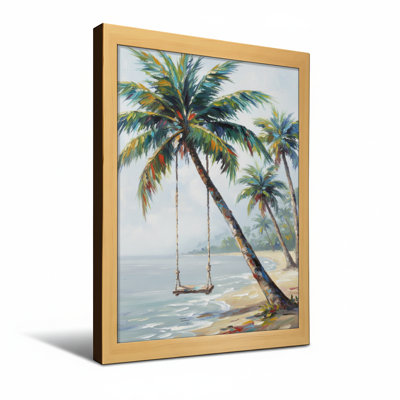 Plantes et fleurs Palm Tree Beach Swing Ocean View Sky Sand