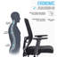 Blue Elephant Cotton and Mesh Office Chair