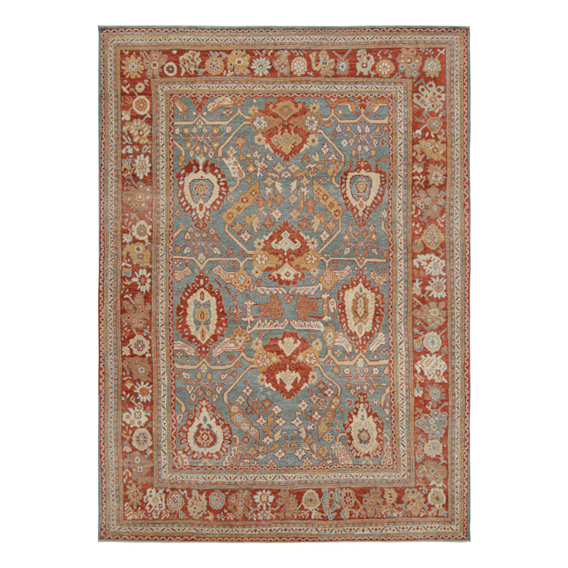 One-of-a-Kind Rectangle: 9'11" X 13'11" Hand Knotted Area Rug