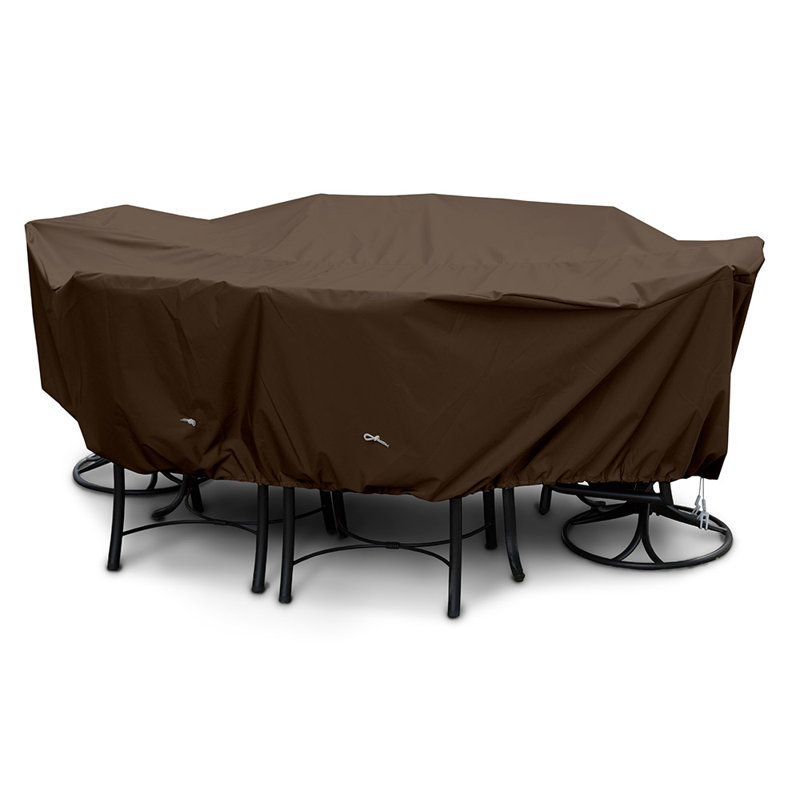 Housse pour ensemble repas Weathermax™, H 34 po x l 86 po x P 121 po, Gris