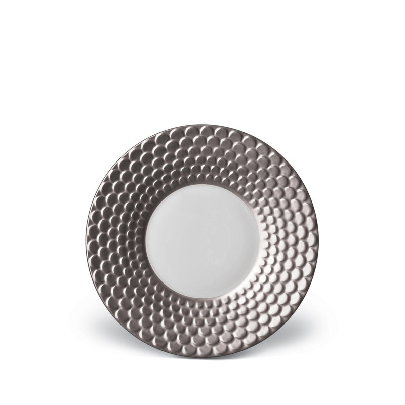 Aegean Platinum Saucer