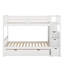 Lit simple superposé simple / double avec tablettes et tiroirs-947129397