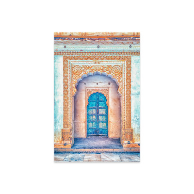 «Rajasthan Blue Door» par Manjik, peinture