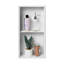 Tablette de douche adhésive en acier inoxydable-47848336