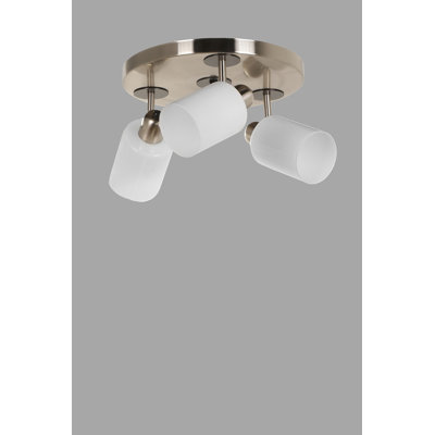 Modern Chandelier with Metal Body & Glass Cap, 11.8 in Diameter x 7.9 in Height, 14.2 in Length | Electrostatic Oven Dried Paint, E27 Socket, Max 40W | Stylish Lighting for Home, Hotel & Scandinavian Décor