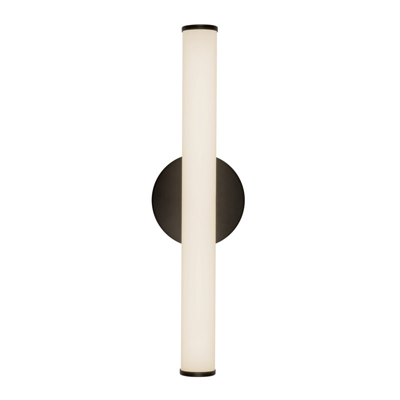 Tectra 18-in Black dimmable LED Wall Sconce, Matte Black