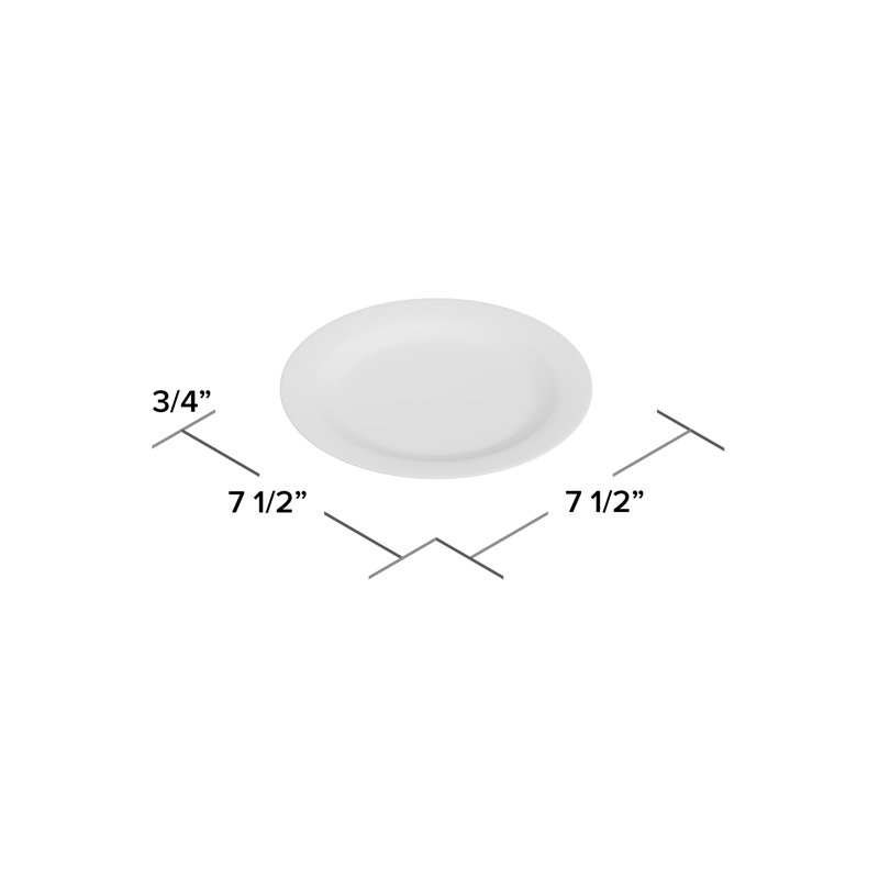 Wayfair Basics® 7.5" Salad or Dessert Plate