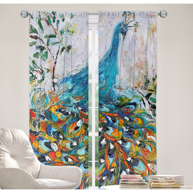 Ensemble de rideaux en polyester 2 pièces, L 20 po x L 52 po