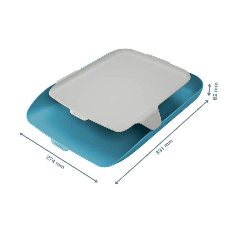 Cosy Plastic Desk Organiser, Blue