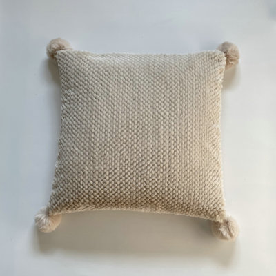 Faux Fur Throw Pillow